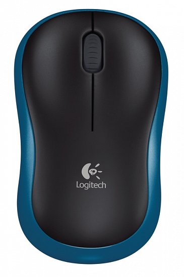 myš Logitech Wireless Mouse M185 nano, modrá