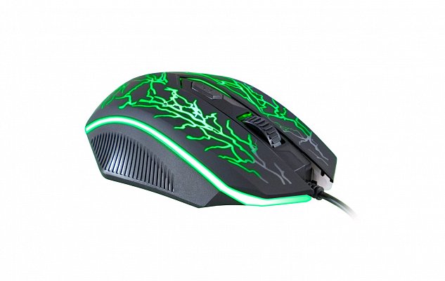 Herní myš C-TECH Tychon (GM-03P), casual gaming, herní, 7 barev podsvícení, 3200DPI, USB