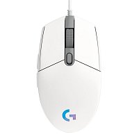 myš Logitech G203 2nd Gen LIGHTSYNC Gaming Mouse - WHITE - USB