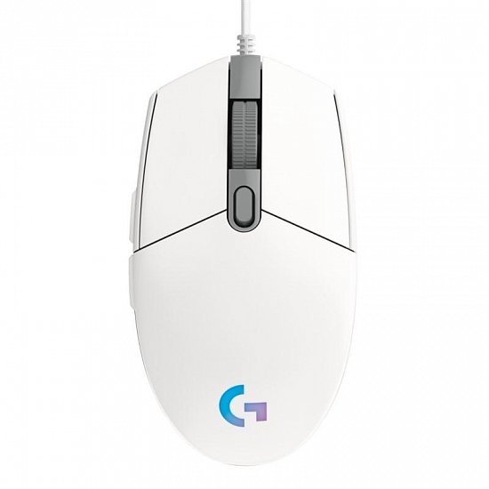 myš Logitech G203 2nd Gen LIGHTSYNC Gaming Mouse - WHITE - USB