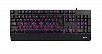 Klávesnice C-TECH KB-104BK, USB, 3 barvy podsvícení, černá, CZ/SK Klávesnice C-TECH KB-104BK, USB, 3 barvy podsvícení, černá, CZ/SK