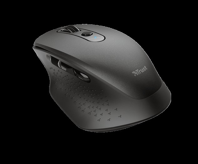 TRUST OZAA RECHARGEABLE MOUSE BLACK