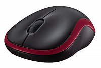 myš Logitech Wireless Mouse M185 nano červená