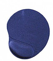 GEMBIRD Gel mouse pad with wrist support, blue