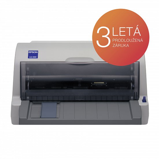 EPSON LQ-630, A4, 24 jehel, 360 zn/s, USB 2.0