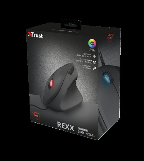 myš TRUSTGXT 144 Rexx Vertical Gaming Mouse