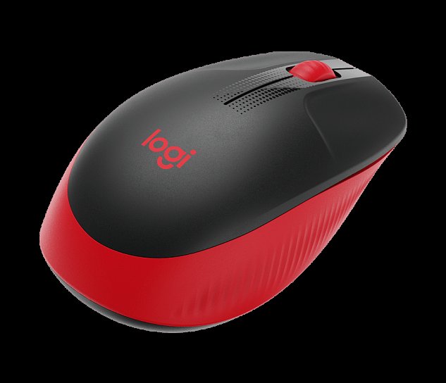 myš Logitech Wireless Mouse M190, Red