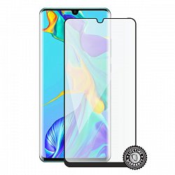 Screenshield HUAWEI P30 Pro Tempered Glass protection (black - CASE FRIENDLY)