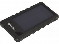 Sandberg přenosný zdroj USB 16000 mAh, Outdoor Solar powerbank, pro chytré telefony, černý