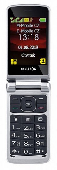 ALIGATOR V710 Senior červeno-stříbrný+st.nab.