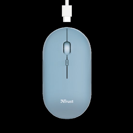 TRUST PUCK WIRELESS MOUSE BLUE