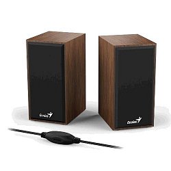 Genius SP-HF180, USB stereo repráky 2x3W, dřevo