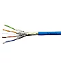 Kabel F/FTP Cat.6a 500 MHz 4x2xAWG23, LS0H modrý, Dca, 500m