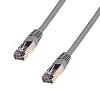 DATACOM Patchkabel 0,5 m, FTP, Cat5e, RJ45,šedý