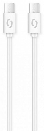 ALIGATOR Datový kabel POWER 3A, USB-C/USB-C, bílý