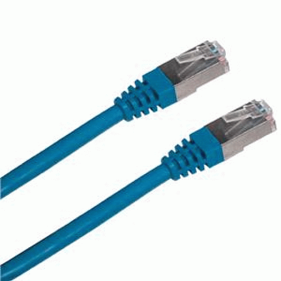 Patch cord FTP cat5e 3M modrý