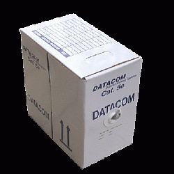 DATACOM UTP Cat5e PVC kabel 305m (lanko) červený