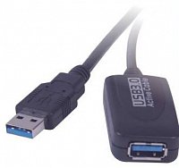 PremiumCord USB 3.0 repeater a prodluž. kabel 10m