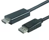 PremiumCord DisplayPort na HDMI kabel 1m  M/M