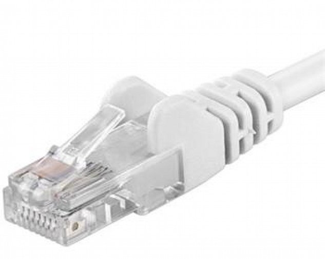 Patch kabel UTP RJ45-RJ45 level CAT6, 5m, bílá