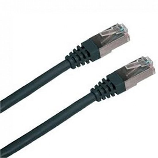 Patchkabel S/FTP,Cat.6,2xRJ45, 1m černý