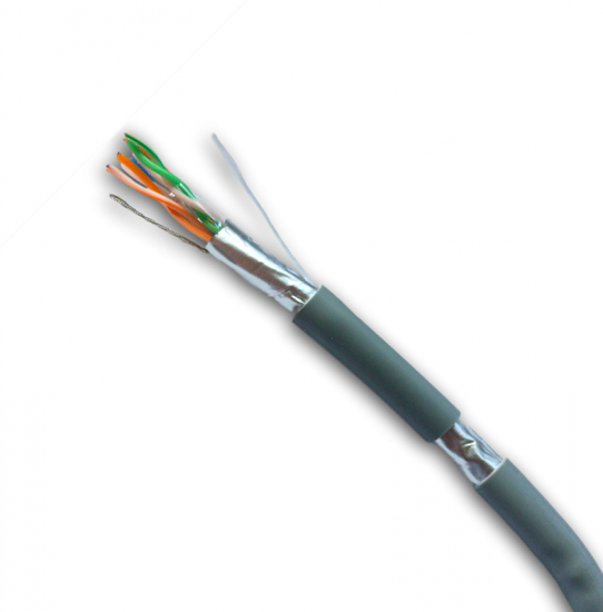 DATACOM FTP Cat5e PVC kabel 100m (lanko) šedý