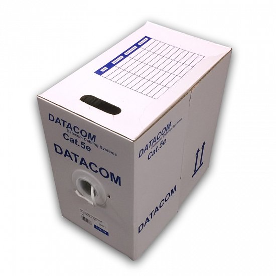 DATACOM FTP drát CAT5E  PVC,Eca 305m bílý