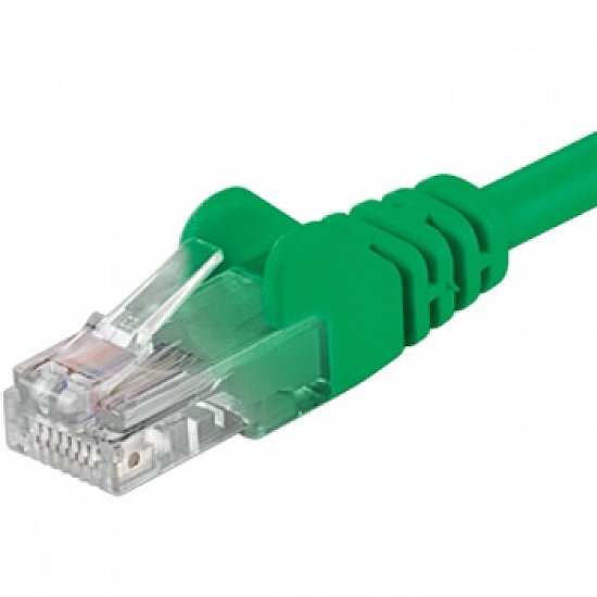 PremiumCord Patch kabel UTP RJ45-RJ45 level 5e 2m zelená