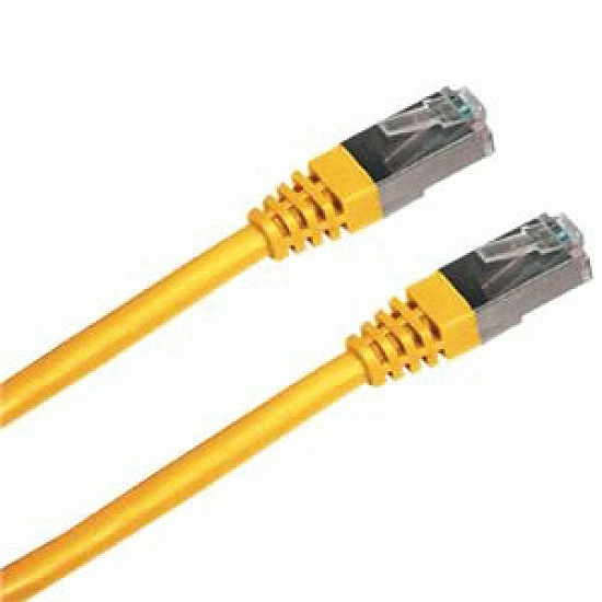 Patchkabel S/FTP,Cat6,2xRJ45, 7m žlutý