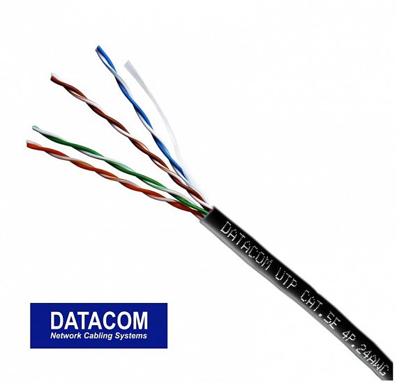 DATACOM UTP drát Cat5e 100m OUTDOOR