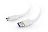 Kabel CABLEXPERT USB 3.0 A - USB-C M/M, 1m, bílý