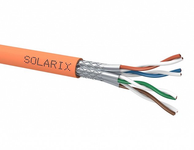 Instalační kabel Solarix CAT7 SSTP LSOHFR-B2ca s1 d1 a1 500m