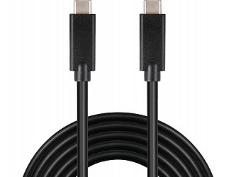 PremiumCord USB-C kabel ( USB 3.1 gen 2, 3A, 10Gbit/s ) černý, 2m