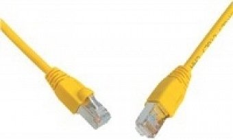 Patchkabel S/FTP,Cat6,2xRJ45, 10m žlutý