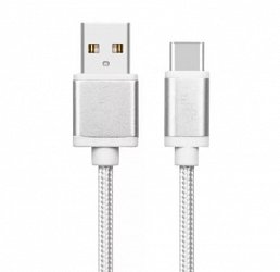 TB Touch USB - USB-C kabel, 2m, stříbrný