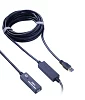 PremiumCord USB 3.0 repeater a prodlužovací kabel A/M-A/F  10m