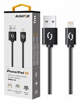 ALIGATOR Datový kabel 2A, Lightning černý