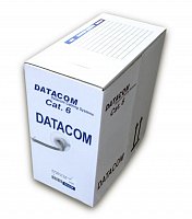 DATACOM UTP flex,Cat6 PVC,šedý,305m,lanko