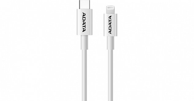 ADATA kabel USB-C na Lightning bílý