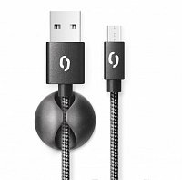 ALIGATOR PREMIUM 2A kabel, Micro USB 2m, černý