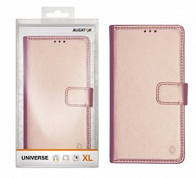 ALIGATOR pouzdro UNIVERSE, vel.XL(160*81) růžovo-zlatá
