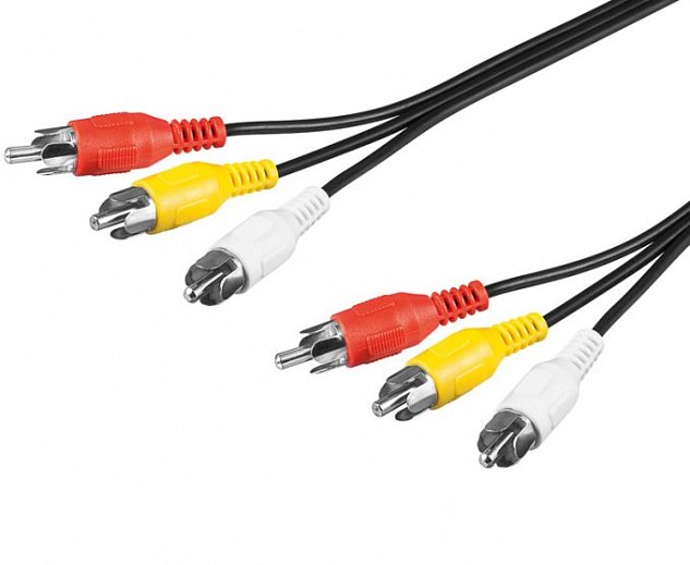 PremiumCord Kabel 3x CINCH-3x CINCH M/M 3m