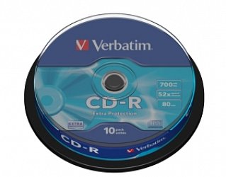 VERBATIM CD-R(10-Pack)Spindl/52x/700MB