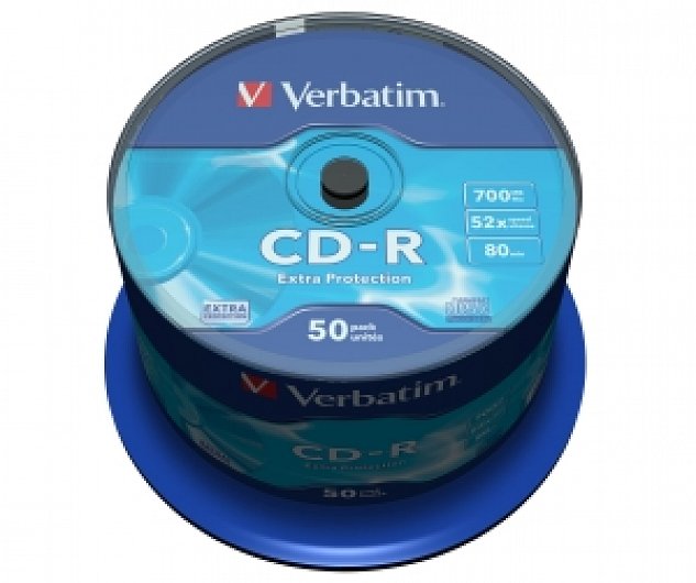 VERBATIM CD-R(50-Pack)Spindl/52x/700MB