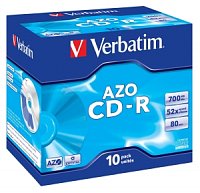 VERBATIM CD-R(10-Pack)Jewel/Crystal/52x/700MB