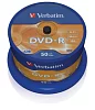 VERBATIM DVD-R(50-Pack)Spindl/MattSlvr/16x/4.7GB