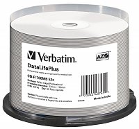 VERBATIM CD-R(50-Pack)Spindle/Print/52x/700MB/NoID