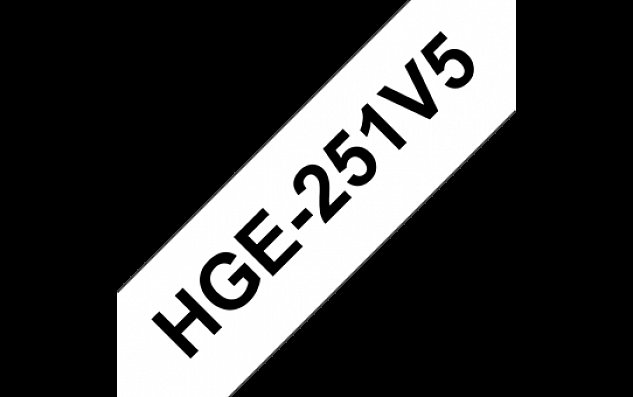 HGE-251, bílá / černá, 24 mm