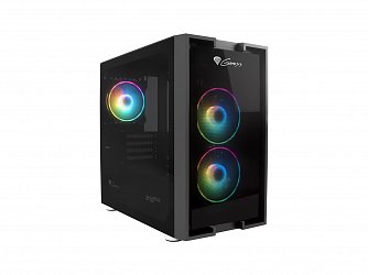 Počítačová skříň Genesis IRID 353 ARGB Mini-ATX, Micro-ITX (USB 3.0), 4x 120m ventilátory ARGB