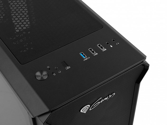 Počítačová skříň Genesis IRID 503 ARGB Mini-ATX, Micro-ITX (USB 3.0), 4x 120m ventilátory ARGB